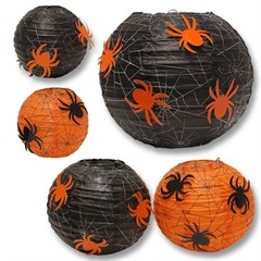 Spider Web  Paper Lanterns 