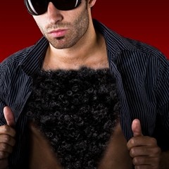 Fake Chest Hair Costume 
