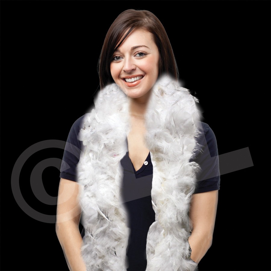 White Feather Boa