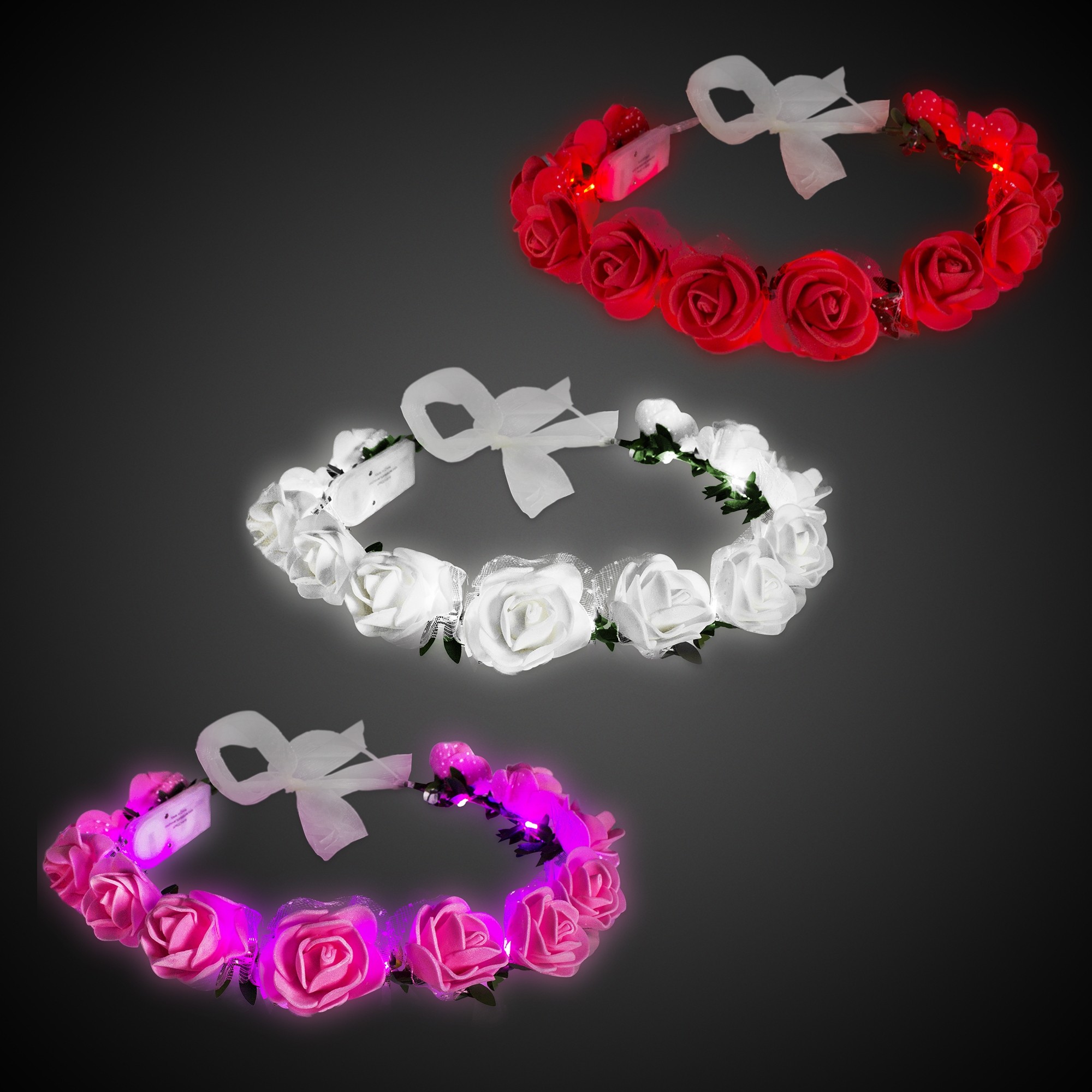 Roses LED Halo Headband