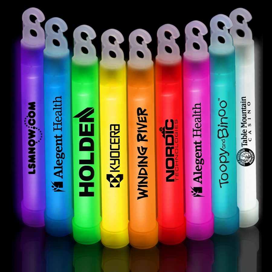 Premium Glow Sticks - 6" - Variety of Colors! 