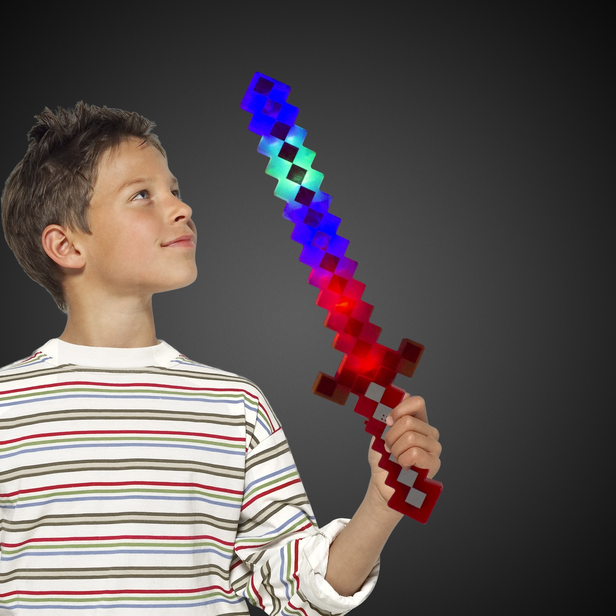 LED Red Pixel Sword