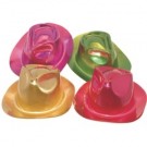 Assorted Color Metallic Fedoras - 12 Pack