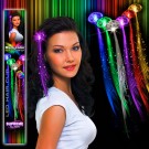 Multi-Color Fiber Optic LED Hair Clip - 13 Inch