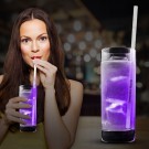 Purple Glow Motion Straws - 9"  