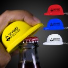 Plastic Construction Hat Bottle Opener Key Chains