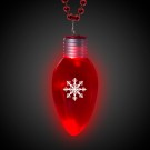 LED Jumbo Christmas Bulb Necklace