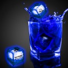 Imprinted Blue Liquid Activated Light Up Ice Cubes