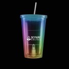 Multi Color Light Up Travel Cup with Square Insert