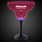 Pink Neon LED 10oz Margarita Glasses 