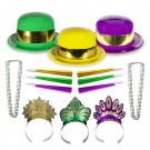 Mardi Gras Party Kit for 24 People 