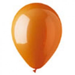 Orange Crystal Latex Balloons