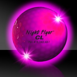 Pink Night Flyer Golf Ball 