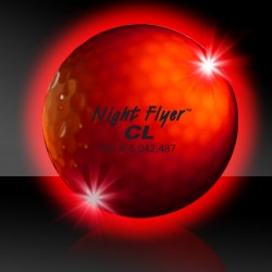 Red Night Flyer Golf Balls 