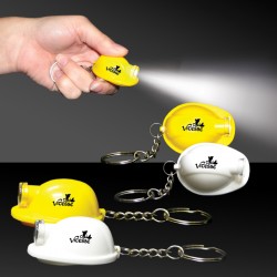 Safety Helmet Flashlight Keychain