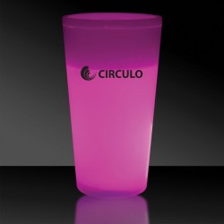 Pink 12 Ounce Glow Cups 