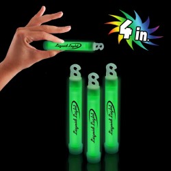 Green 4" Premium Glow Sticks