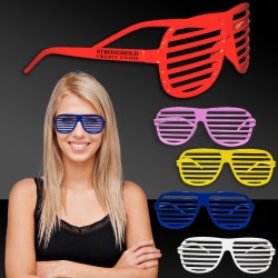 Assorted Color Slotted Shutter Glasses 
