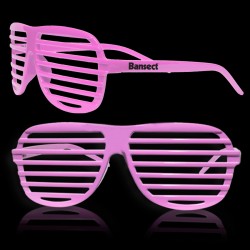 Pink Slotted Shutter Shades