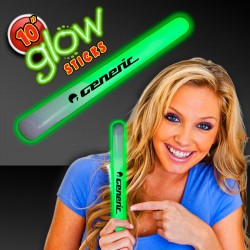 Green 10 Inch Glow Sticks 