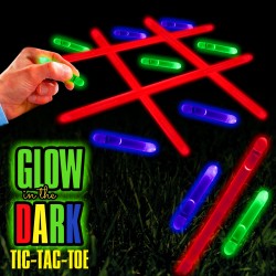 Glow in the Dark Tic Tac Toe Kit 