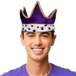 Royal Purple  Velvet Crown
