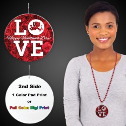 Love Plastic Medallions - 2 1/2"