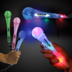 Light Up LED Toy Microphones - 9 Inches 