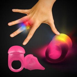 Pink LED Jelly Rings 