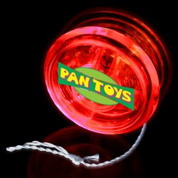 2" - Clear with RED LED Yoyo