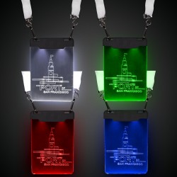 Sound-Activated LED Badge
