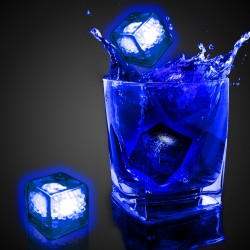 Blank Blue Liquid Activated Light Up Ice Cubes