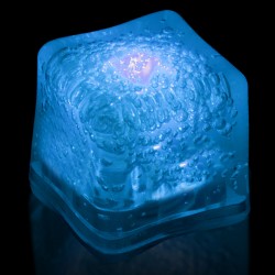Blank BLUE Lited Ice Cubes 