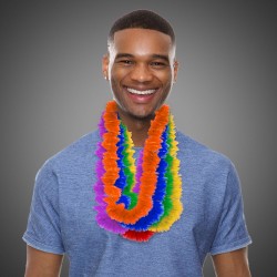 Assorted Color Plastic Lei's - 2" 