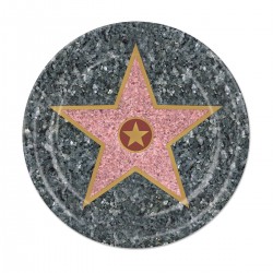 Walk of Fame 7" Plates - 8 Pack