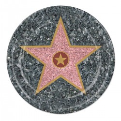 Walk of Fame 9" Plates - 8 Pack