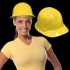 Yellow Plastic Construction Hat 