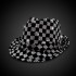 HAT1091: Checkered (Black/White)
