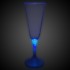 One glass, blue color mode, blank, on
